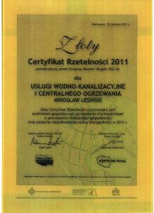 Certyfikat Rzetelności 2011.JPG